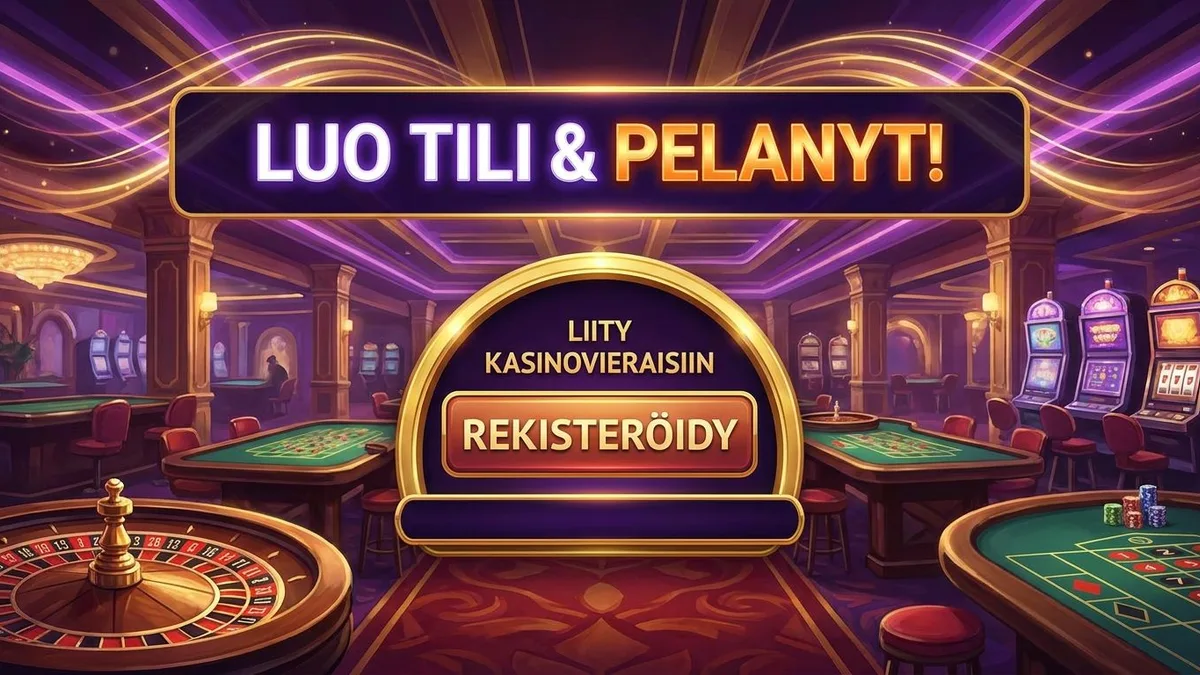 Rekisteröidy bonuksella